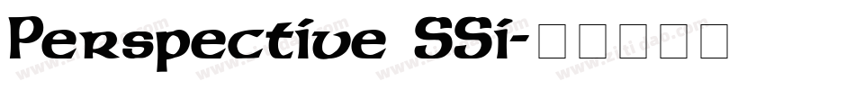 Perspective SSi字体转换